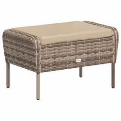 VidaXL 364114 sedia da esterno Terrazzo Seduta imbottita Poliestere Beige - Vista aggiuntiva 7