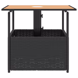 VidaXL 364117 tavolo da esterno Nero, Marrone - Vista aggiuntiva 5