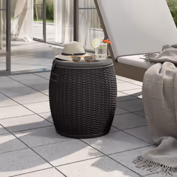 Contenitore da Giardino 4 in 1 Polipropilene Nero cod mxl 109673
