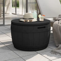 Vidaxl - Contenitore da Giardino 3 in 1 in Polipropilene Nero 9719