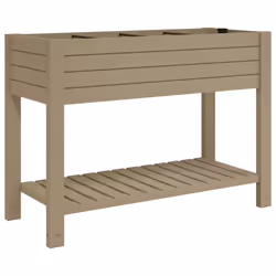 Fioriera da Giardino Marrone Chiaro 110x45x79 cm Polipropilenecod mxl 103385 - Vista aggiuntiva 2
