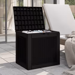 Contenitore Giardino Nero 55,5x43x53 cm Polipropilenecod mxl 133579