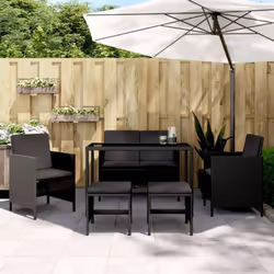 Godetevi un buon caffè nel vostro spazio esterno con questo set da pranzo da giardino! Questo set da pranzo è l'aggiunta perf ...