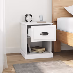 VidaXL 816129 comodino Bianco - Vista aggiuntiva 4