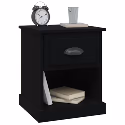 VidaXL 816130 comodino Nero - Vista aggiuntiva 4
