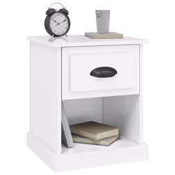VidaXL 816132 comodino Bianco - Vista aggiuntiva 4