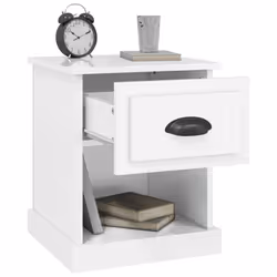 VidaXL 816132 comodino Bianco - Vista aggiuntiva 5