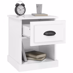 VidaXL 816133 comodino Bianco - Vista aggiuntiva 5