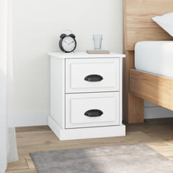 Vidaxl - Comodino da Camera da Letto, Tavolino da notte Bianco 39x39x47, 5 cm in Legno Multistrato