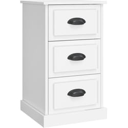 Vidaxl - Comodino Bianco 39x39x67 cm in Legno Multistrato