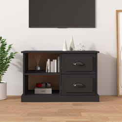 Vidaxl - Mobile Porta tv Nero 73x35,5x47,5 cm in Legno Multistrato