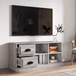 Mobile Porta TV Grigio Sonoma 102x35,5x47,5cm Legno Multistratocod mxl 79153