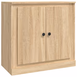 vidaXL Credenza Rovere Sonoma 70x35,5x67,5 cm in Legno Multistrato - Vista aggiuntiva 2