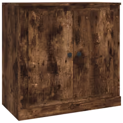 vidaXL Credenza Rovere Fumo 70x35,5x67,5 cm in Legno Multistrato - Vista aggiuntiva 2