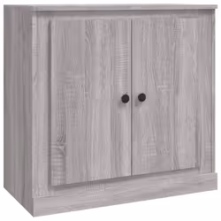 vidaXL Credenza Grigio Sonoma 70x35,5x67,5 cm in Legno Multistrato - Vista aggiuntiva 2