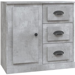 Vidaxl - Credenza Grigio Cemento 70x35,5x67,5 cm in Legno Multistrato