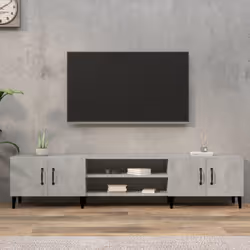 Mobile Porta TV Grigio Cemento 180x31,5x40 cm Legno Multistratocod mxl 127857