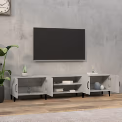Mobile Porta TV Grigio Cemento 180x31,5x40 cm Legno Multistratocod mxl 127857
