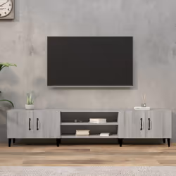 Mobile TV Grigio Sonoma 180x31,5x40 cm in Legno Multistratocod mxl 103862