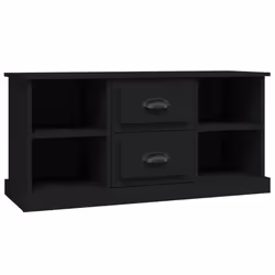 Mobile Porta TV Nero 99,5x35,5x48 cm in Legno Multistratocod mxl 73355