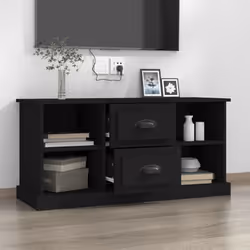 Mobile Porta TV Nero 99,5x35,5x48 cm in Legno Multistratocod mxl 73355