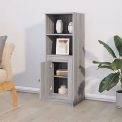 Credenza Grigio Sonoma 36x35,5x103,5 cm in Legno Multistratocod mxl 130831 - Vista aggiuntiva 3