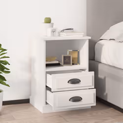 VidaXL 816328 comodino Bianco