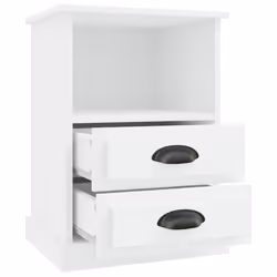 VidaXL 816328 comodino Bianco - Vista aggiuntiva 7
