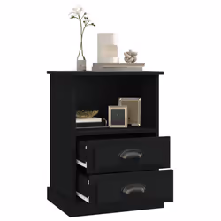 VidaXL 816331 comodino Nero - Vista aggiuntiva 5