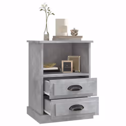 VidaXL 816336 comodino Colore cemento - Vista aggiuntiva 5