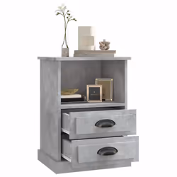 VidaXL 816337 comodino Colore cemento - Vista aggiuntiva 5