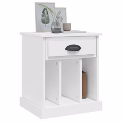VidaXL 816344 comodino Bianco - Vista aggiuntiva 4