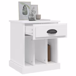 VidaXL 816344 comodino Bianco - Vista aggiuntiva 5