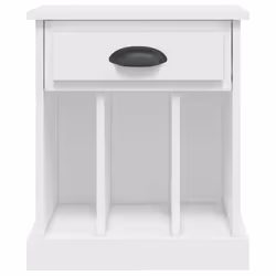 VidaXL 816344 comodino Bianco - Vista aggiuntiva 7