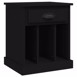 VidaXL 816347 comodino Nero - Vista aggiuntiva 6