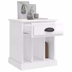 VidaXL 816348 comodino Bianco - Vista aggiuntiva 5