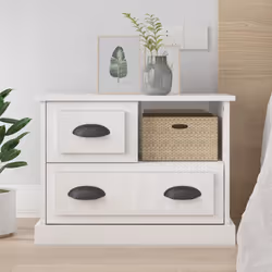 Comodino Bianco Lucido 60x39x45 cmcod mxl 81960