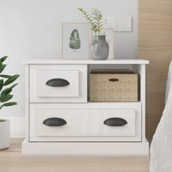 Comodino Bianco Lucido 60x39x45 cmcod mxl 81960