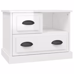 Comodino Bianco Lucido 60x39x45 cmcod mxl 81960