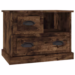 vidaXL Comodino Rovere Fumo 60x39x45 cm - Vista aggiuntiva 2