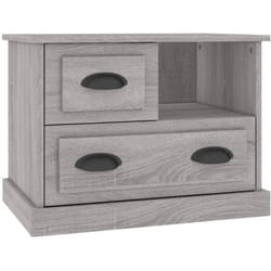 Vidaxl - Comodino Grigio Sonoma 60x39x45 cm