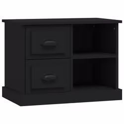 Comodino Nero 60x35,5x45 cmcod mxl 81984