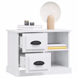 VidaXL 816370 comodino Bianco - Vista aggiuntiva 5