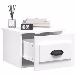 VidaXL 816376 comodino Bianco - Vista aggiuntiva 4