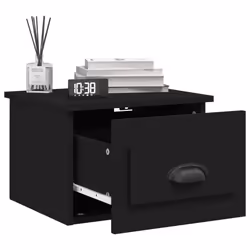 VidaXL 816378 comodino Nero - Vista aggiuntiva 4
