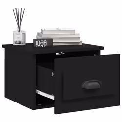 VidaXL 816379 comodino Nero - Vista aggiuntiva 4
