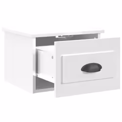 VidaXL 816380 comodino Bianco - Vista aggiuntiva 4