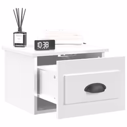 VidaXL 816381 comodino Bianco - Vista aggiuntiva 4