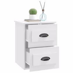 VidaXL 816392 comodino Bianco - Vista aggiuntiva 5