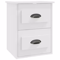 VidaXL 816393 comodino Bianco - Vista aggiuntiva 7